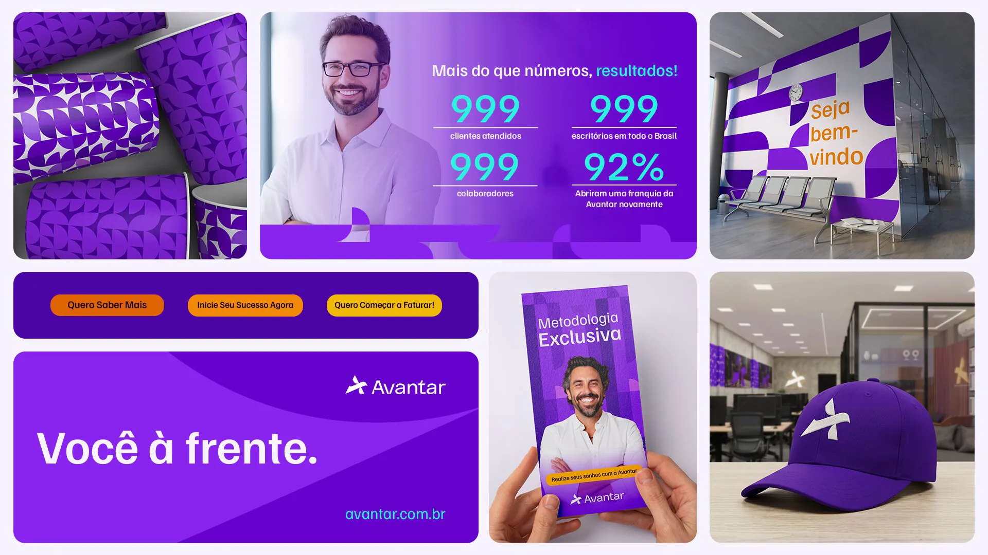 Avantar Panorama das aplicações da marca Avantar