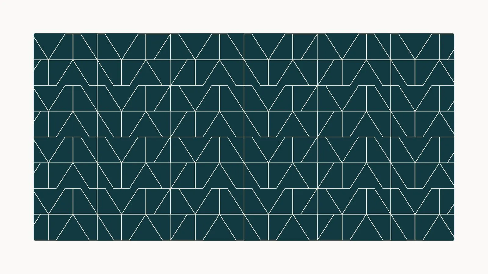 Atibra Pattern de linha da Atibra em cinza sobre verde petróleo